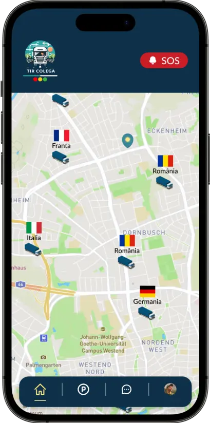 Tir Colega - Lewa strona telefonu - Sekcja bohatera - Funkcjonalność SOS